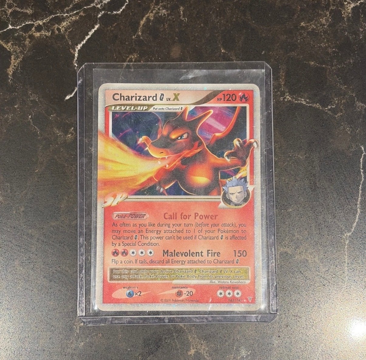Charizard G Lv.X Pokémon Kaart - PSA9, Ophalen of Verzenden, Zo goed als nieuw, Losse kaart