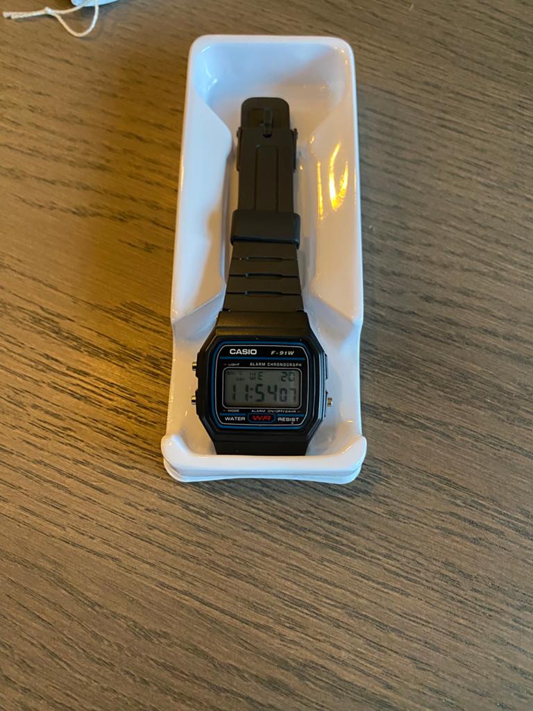 Casio F-91W-1YER, Casio, Kunststof, Polshorloge, Nieuw