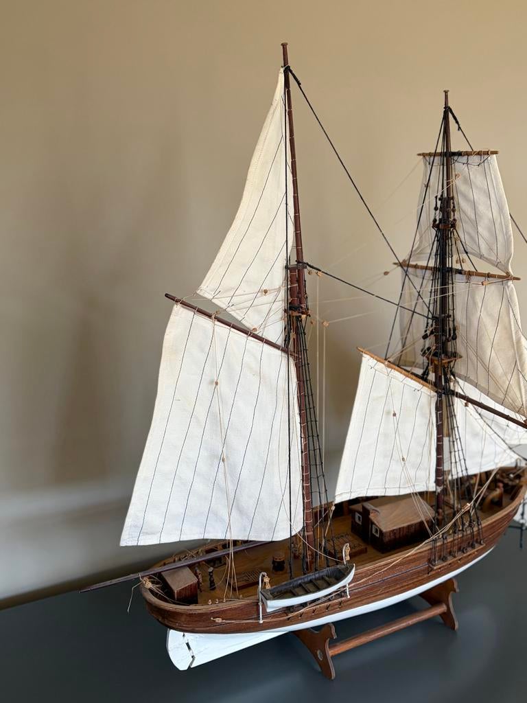 Gedetailleerd Model Zeilschip - Handgemaakt, Hobby en Vrije tijd, Modelbouw | Boten en Schepen, Ophalen of Verzenden, Zo goed als nieuw