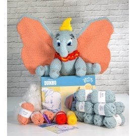 Disney Crochet KitsXXL Dumbo haakpakket Engels beschrijving, Hobby en Vrije tijd, Breien en Haken, Ophalen of Verzenden, Nieuw