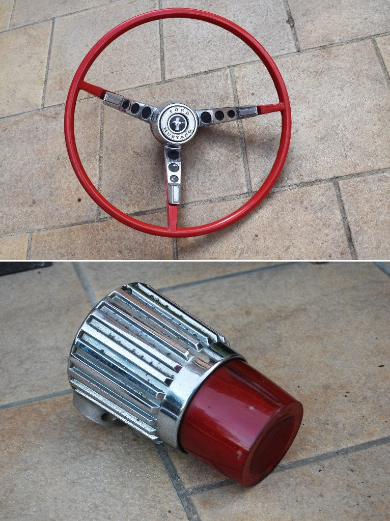2 klassieke auto onderdelen 1960, Ophalen, Gebruikt