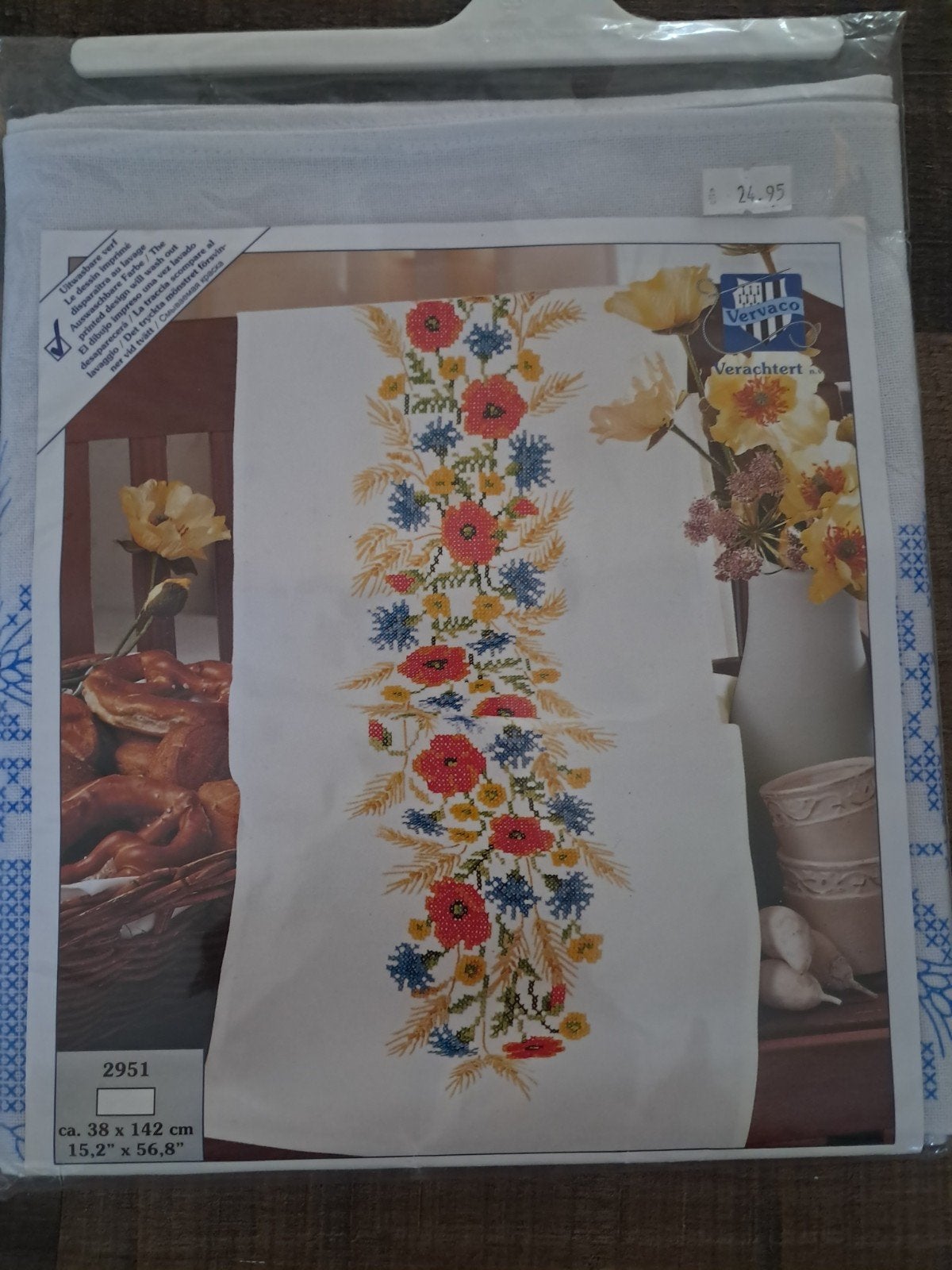 Verachtert Borduurpakket - Bloemen en Korenaren, Ophalen of Verzenden, Nieuw, Handborduren, Borduurpakket