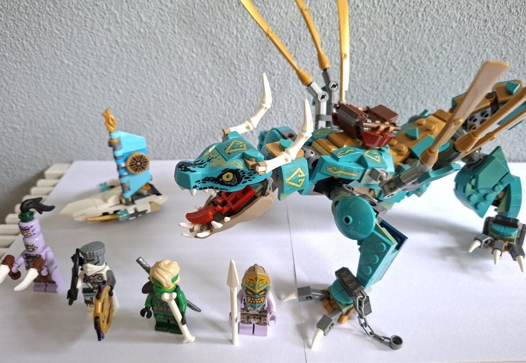 Lego Ninjago draak, set 71746, Ophalen of Verzenden, Gebruikt, Lego