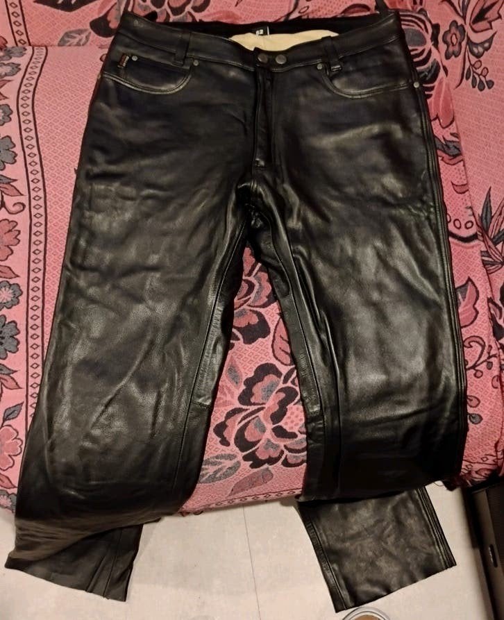 Spirit Motors Dallas Regular Cut Leren Broek Maat 52, W36 - W38 (confectie 52/54), Zwart, Spirit Motors, Ophalen of Verzenden