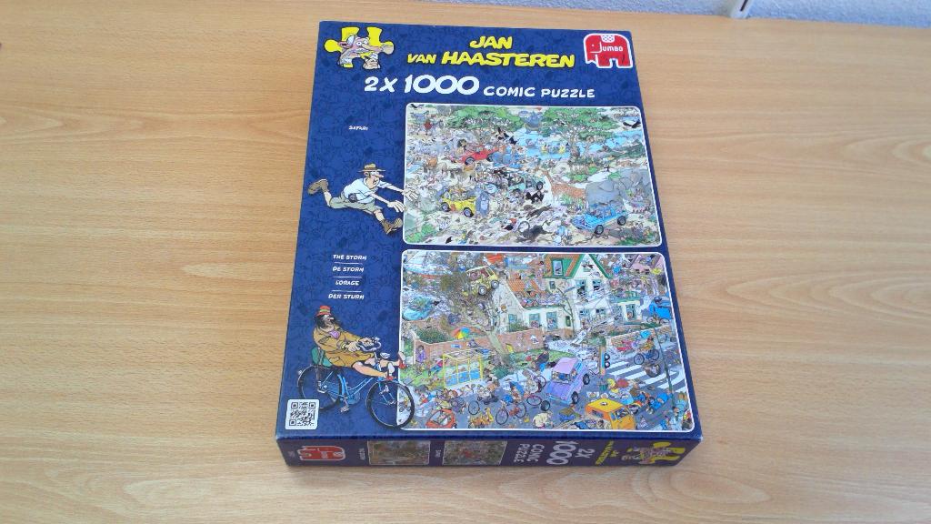 Jan van Haasteren SAFARI/DE STORM, Ophalen of Verzenden, 500 t/m 1500 stukjes, Gebruikt, Legpuzzel