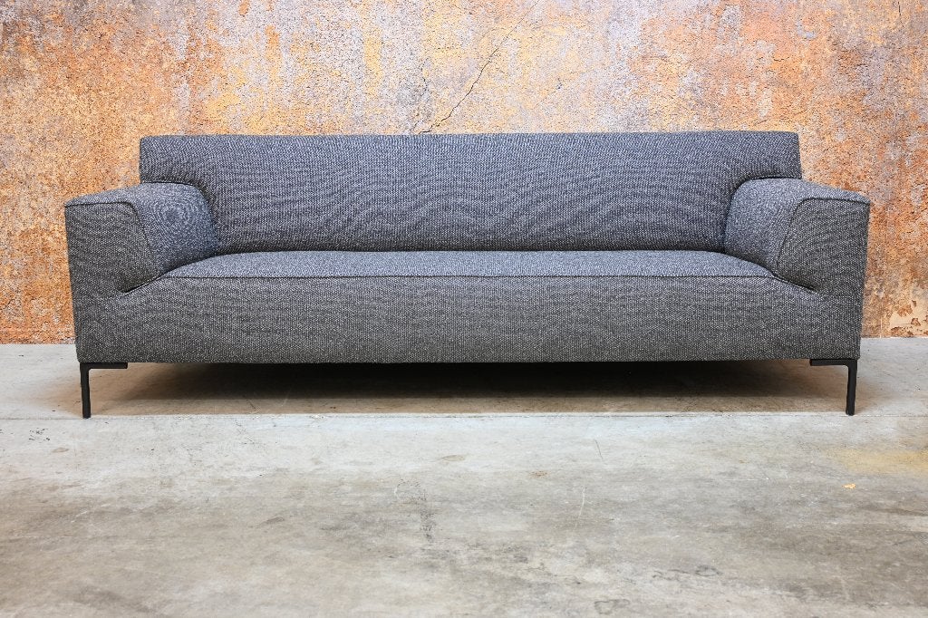 Refurbished Design on Stock Bloq 3 zitsbank De Ploeg Stof, Huis en Inrichting, Design on Stock, 75 tot 100 cm, Ophalen of Verzenden