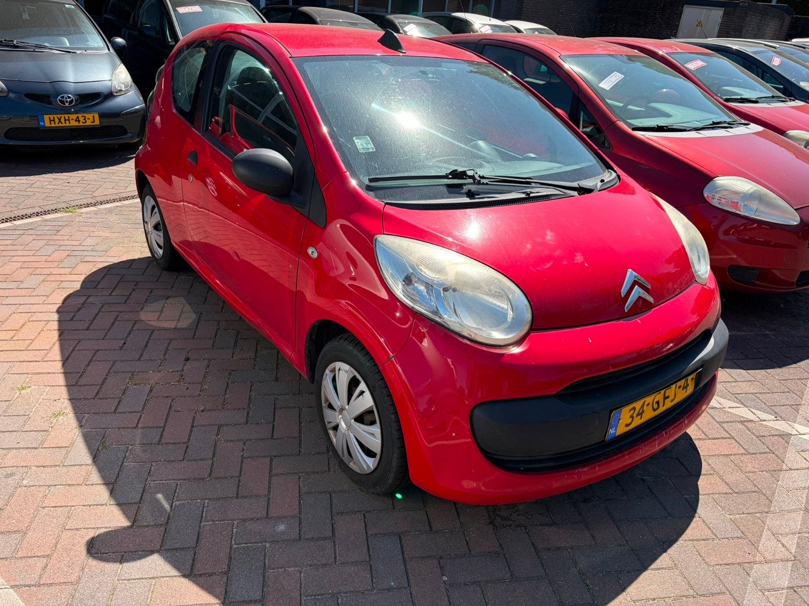 Citroën C1 1.0 3-DRS 2008 Rood, Voorwielaandrijving, 4 stoelen, C1, 68 pk