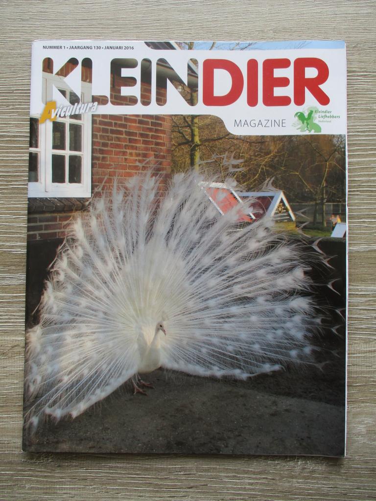 Kleindier magazine nr. 1 jaargang 130 januari 2016, Ophalen of Verzenden, Gelezen, Honden