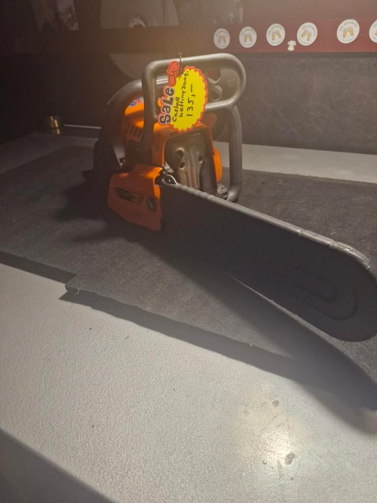 Castor kettingzaag 35 cm benzine., Doe-het-zelf en Verbouw, Gereedschap | Zaagmachines, Ophalen, 1200 watt of meer, Kettingzaag
