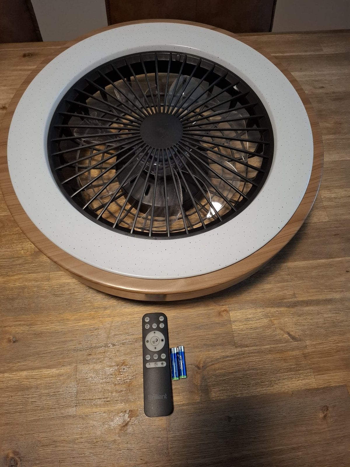 Lamp met ventilator, Ophalen, Zo goed als nieuw