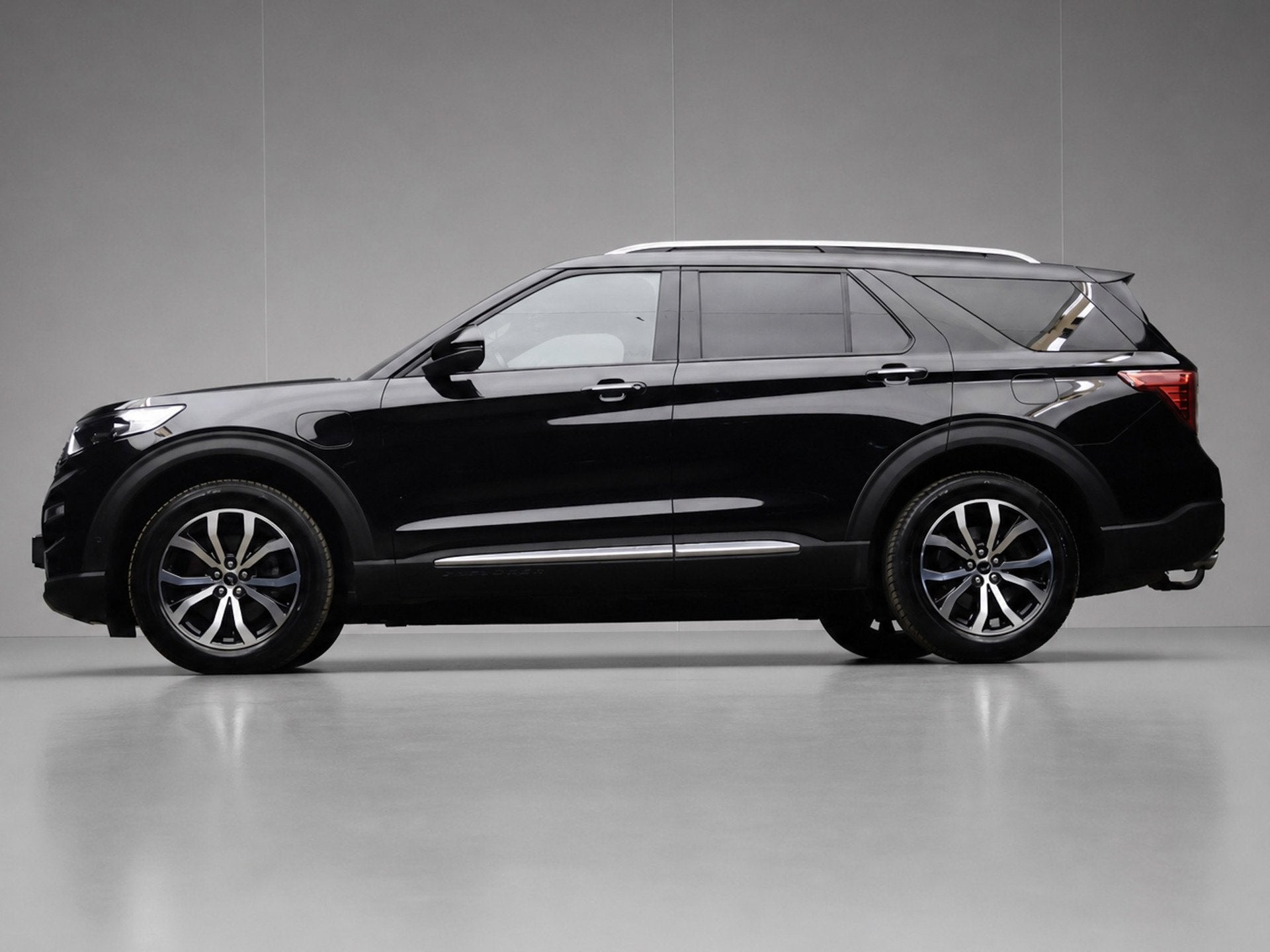 Ford Explorer 3.0 V6 EcoBoost PHEV ST-Line 7P Sport (PANORAM, Auto's, Ford, Automaat, Adaptive Cruise Control, Zwart, Leder