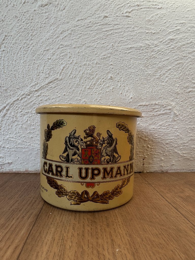 Vintage Carl Upmann sigarenblik, Ophalen of Verzenden, Gebruikt, Overige, Overige merken