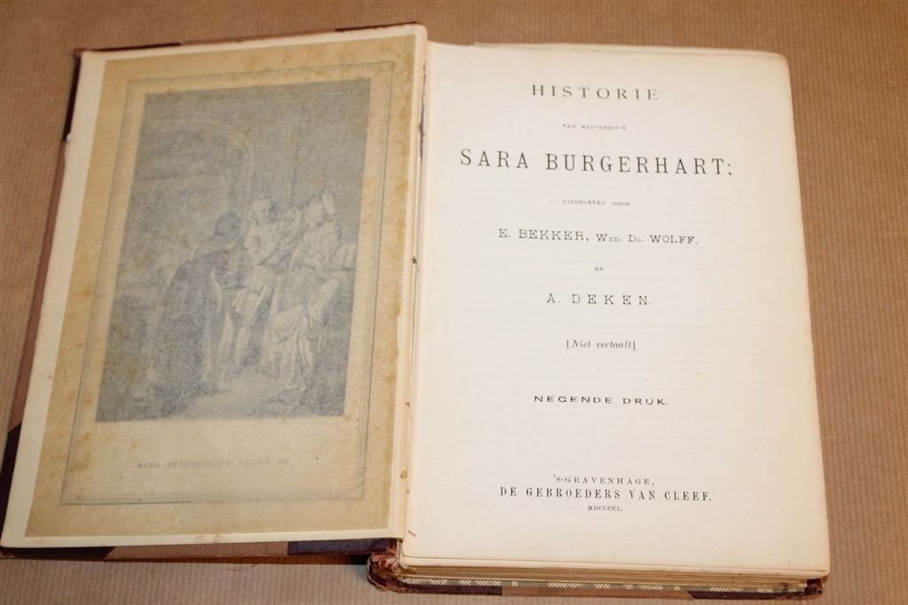 Historie Sara Burgerhart — Wolff & Deken [1901] Met ill., Ophalen of Verzenden
