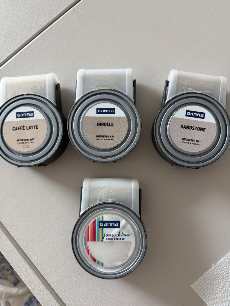 Gamma muurverf testers (gebruikt), Ophalen, Gebruikt, Overige kleuren, Verf