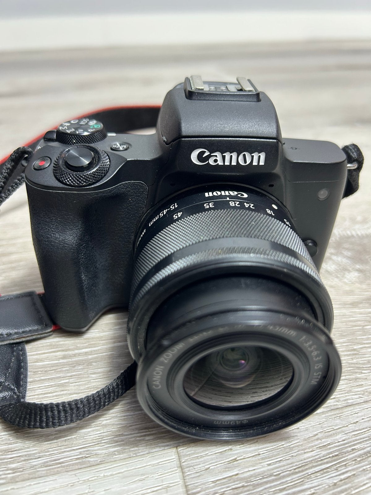 Canon EOS M50 Systeemcamera met 2 lenzen en accessoires, Ophalen, Canon, Beeldstabilisatie, Zo goed als nieuw
