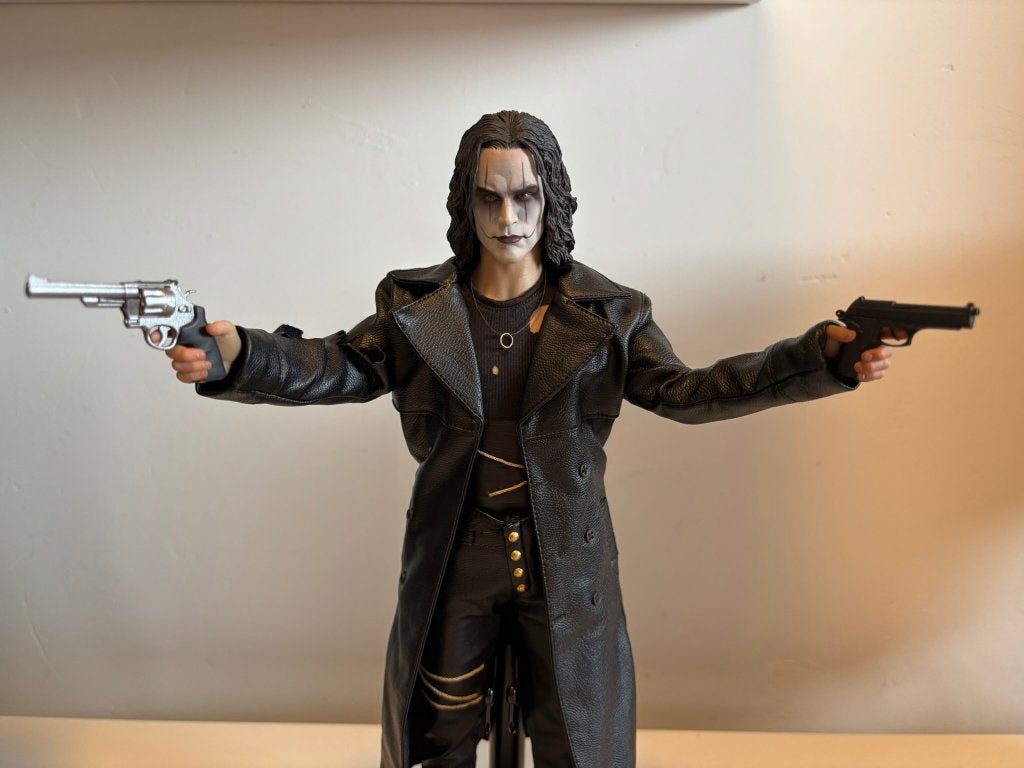 Sideshow Collectibles Eric Draven The Crow 1/6 figuur, Ophalen, Zo goed als nieuw, Film, Actiefiguur of Pop
