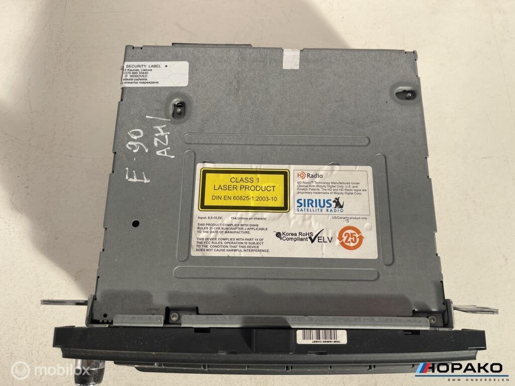 Radio CIC BMW E90 E91 E92 E93 | 65129226347, Gebruikt, Einsteinlaan 5 rijswijk, Bmw, Ophalen of Verzenden