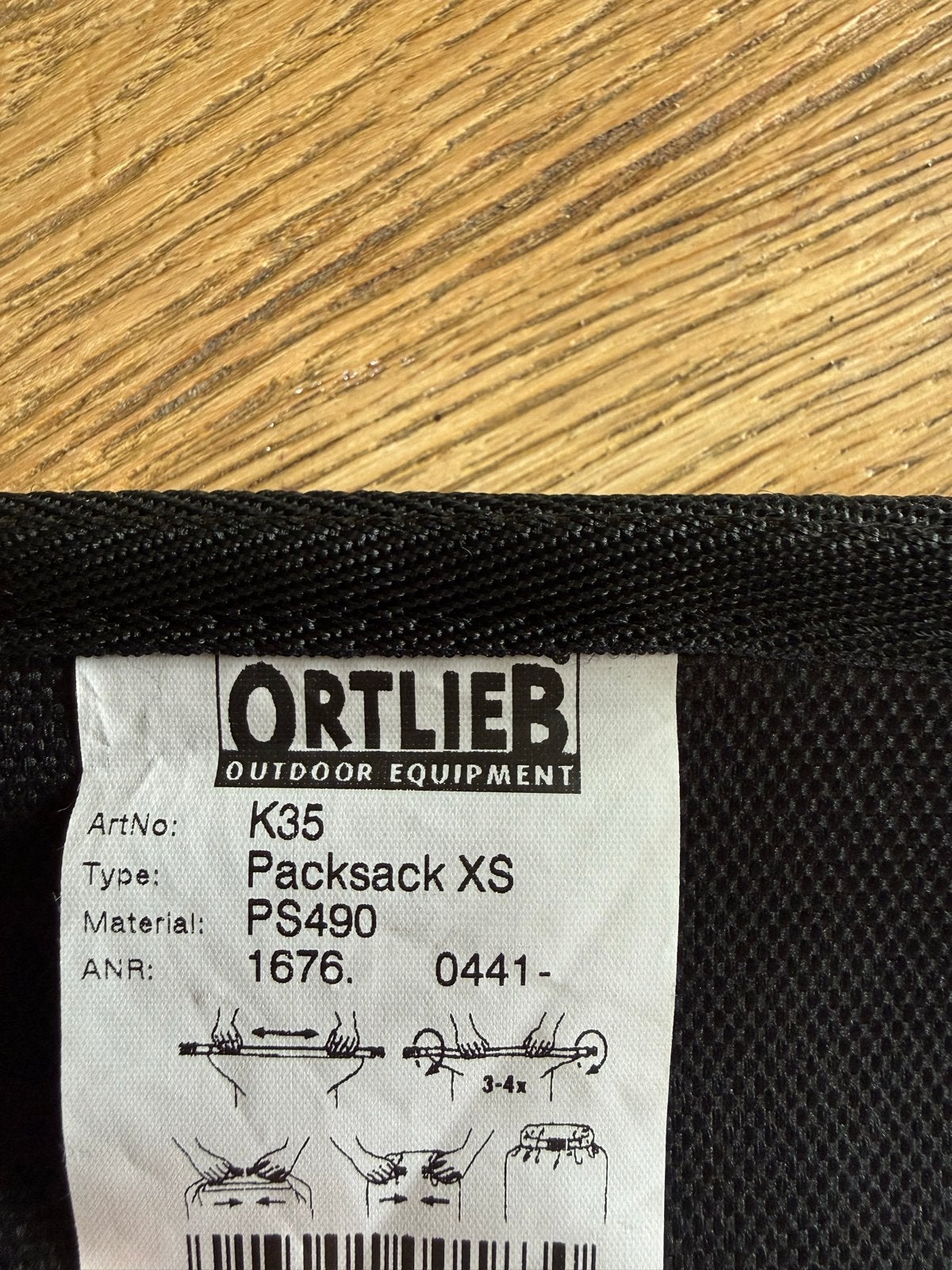 Ortlieb Packsack XS - Waterdichte Zak voor Outdoor, Ophalen, Zo goed als nieuw