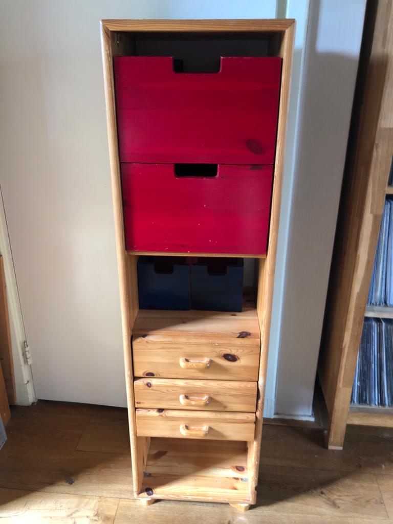 Grenen houten kast voor kinderkamer, Ophalen, Gebruikt, Kast