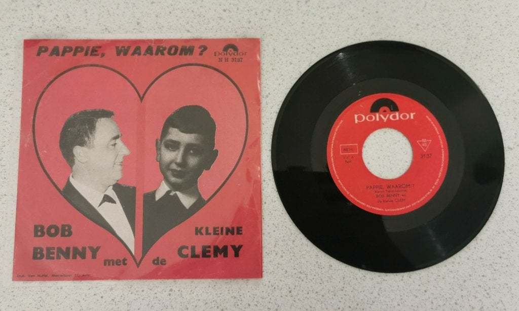 Single Bob Benny - Pappie, waarom?, Cd's en Dvd's, Ophalen of Verzenden, Gebruikt, Overige formaten, Levenslied of Smartlap