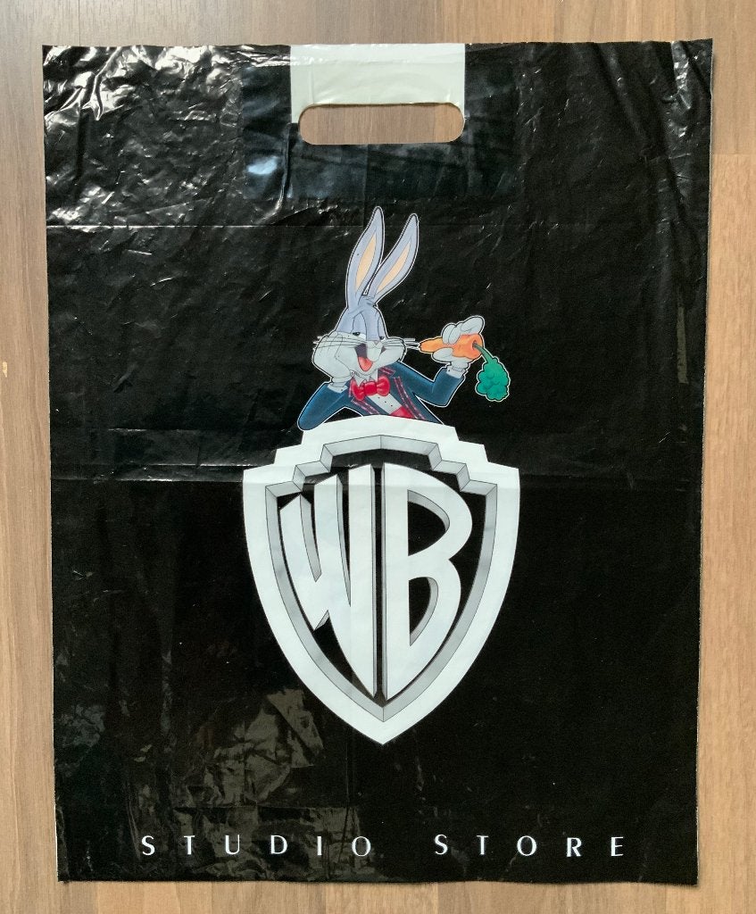 Looney Tunes Bugs Bunny plastic tas klein, Verzamelen, Stripfiguren, Ophalen of Verzenden, Looney Tunes, Zo goed als nieuw, Overige typen