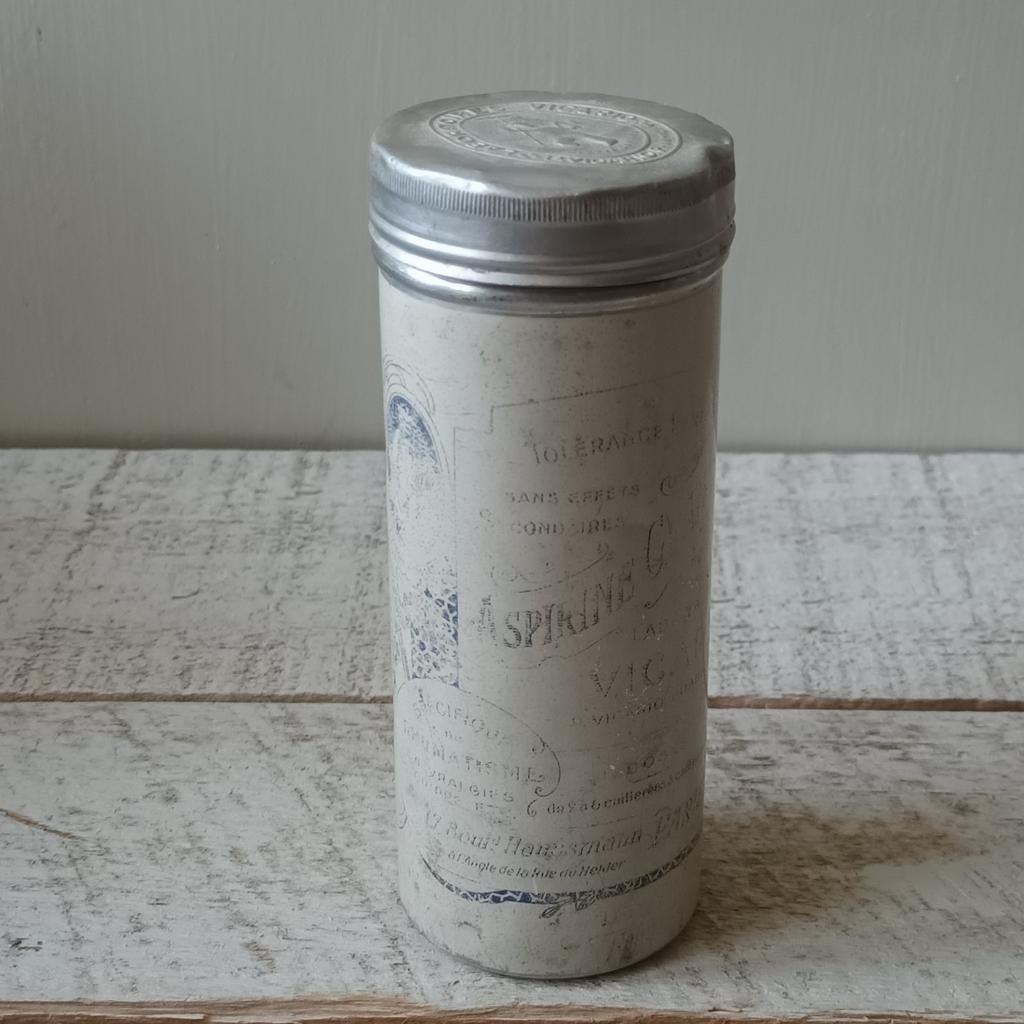 Antiek Franse Apothekers koker- Aspirine, Ophalen of Verzenden