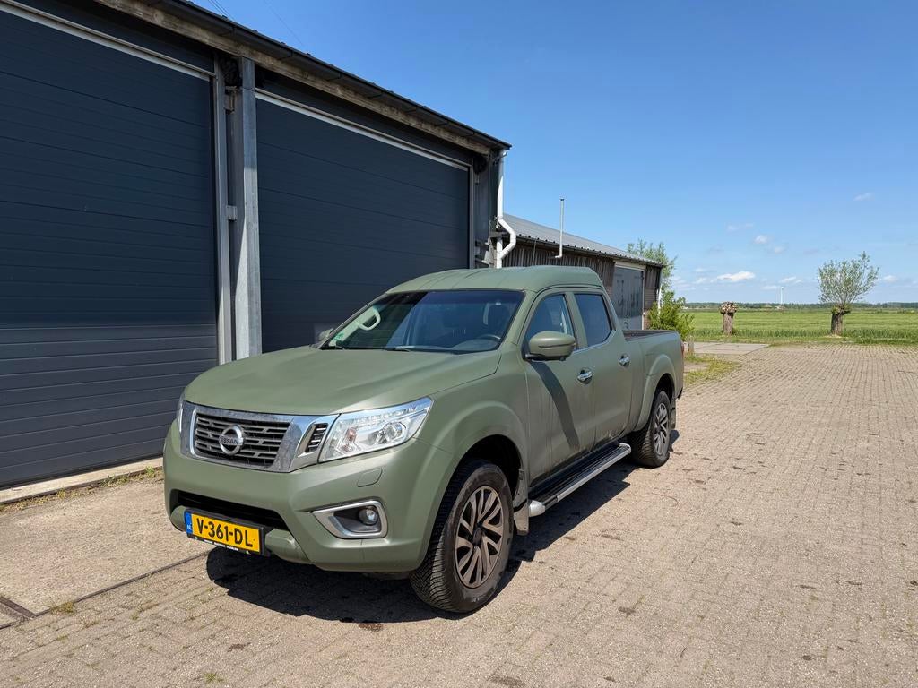 Nissan Np300 Navara DC Tekna 2017 165.000km 1e eigenaar, Auto's, Euro 5, Stof, Zwart, 4 cilinders