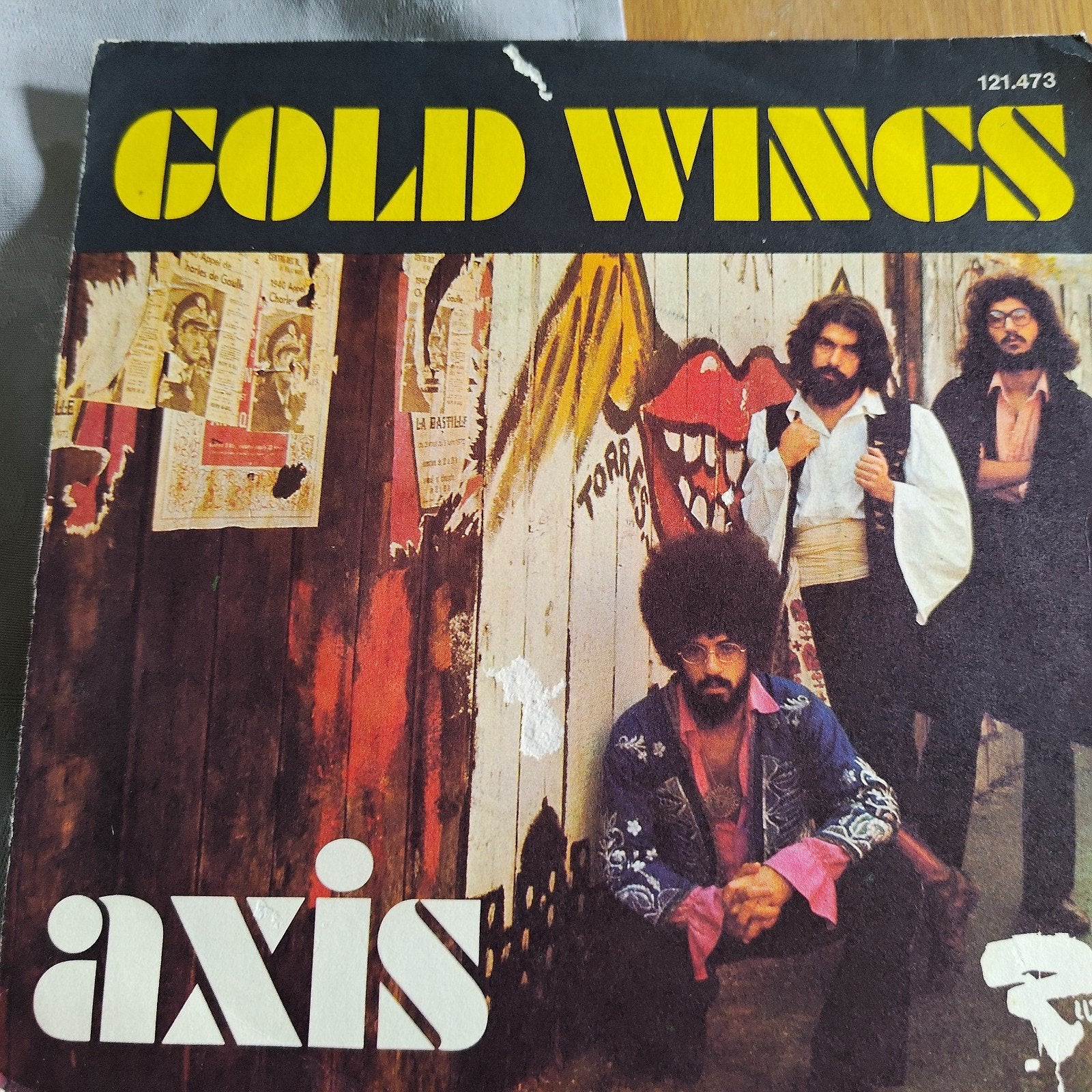 Axis - Gold Wings, Cd's en Dvd's, Vinyl Singles, Gebruikt, Pop, EP, 7 inch, Ophalen of Verzenden