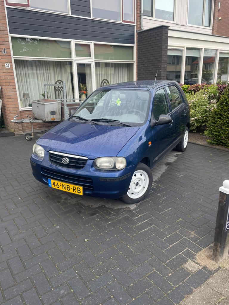 Suzuki Alto 1.1 AUT 2003 Blauw, Auto's, Stof, 4 cilinders, Origineel Nederlands, Particulier