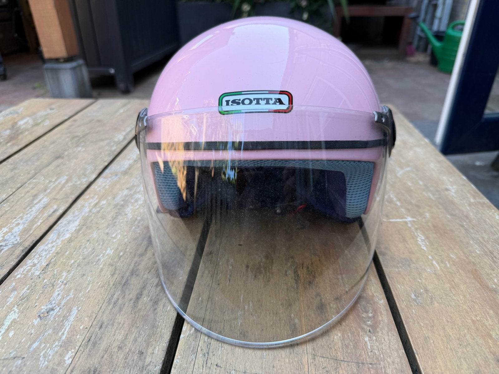 Roze Isotta scooterhelm maat M, Ophalen, Zo goed als nieuw, Medium