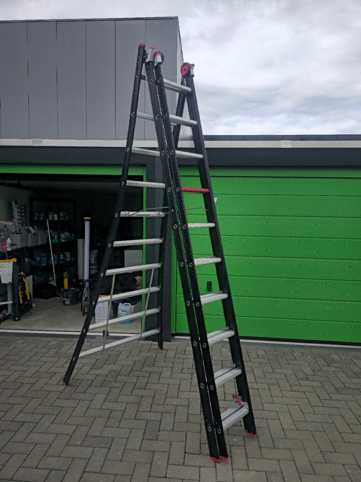 Altrex Nevada Reformladder 3-delig - 10 sporten, Ophalen, Gebruikt, Ladder, 4 meter of meer