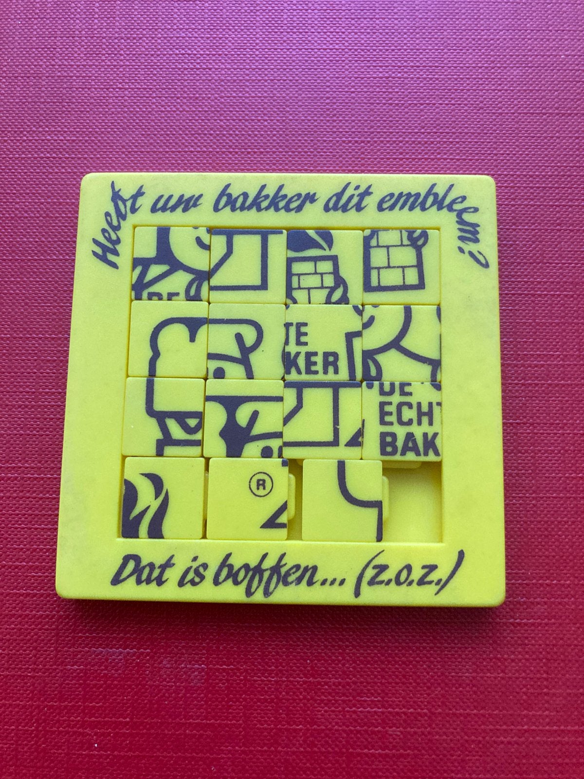 Schuifspelletje de echte bakker, Ophalen, Minder dan 500 stukjes, Zo goed als nieuw