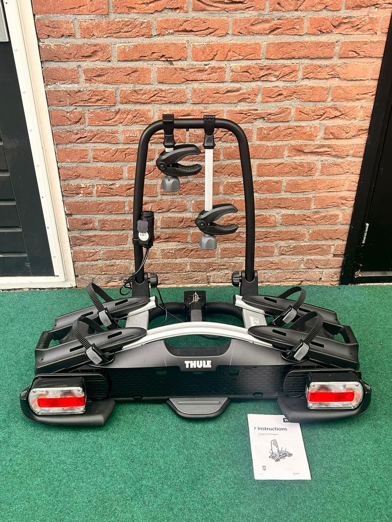 Thule VeloCompact 925, kantelbaar, deels inklapbaar, ZGAN!, Auto diversen, Ophalen, 2 fietsen, Zo goed als nieuw, Trekhaakdrager