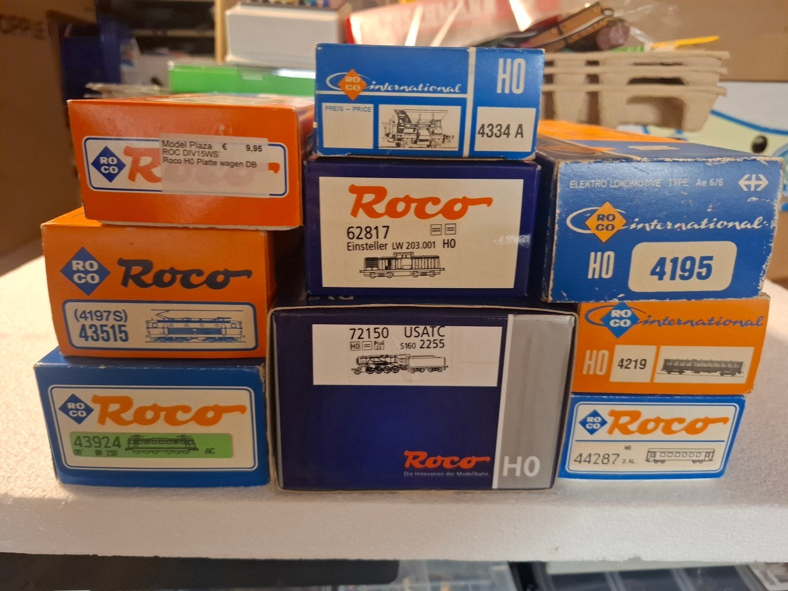 Roco lege lok en wagons dozen, Gebruikt, Analoog, Ophalen of Verzenden, Roco