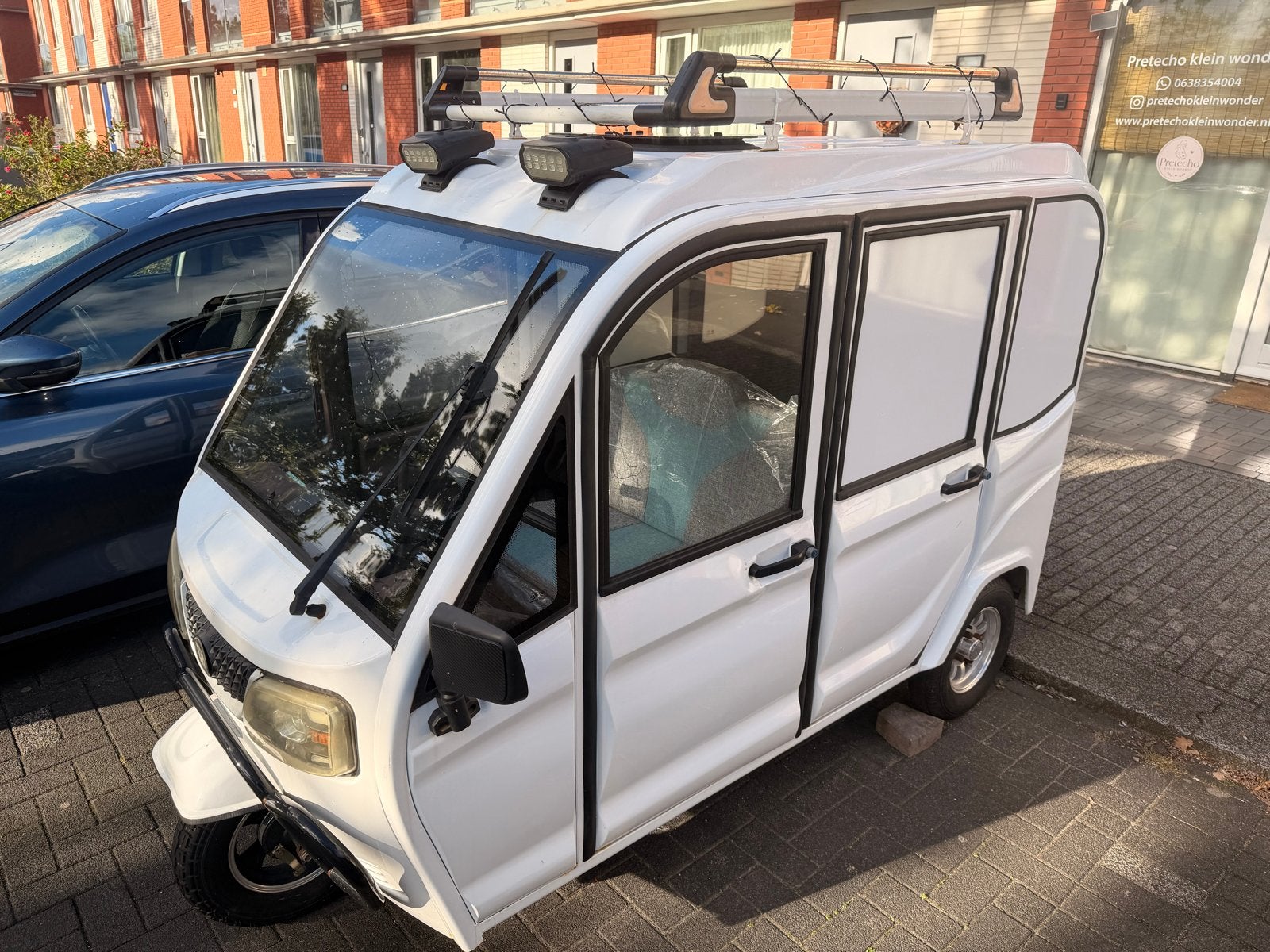 Elektrische 3 wieler tuktuk, Fietsen en Brommers, Ophalen, -, -, Zo goed als nieuw