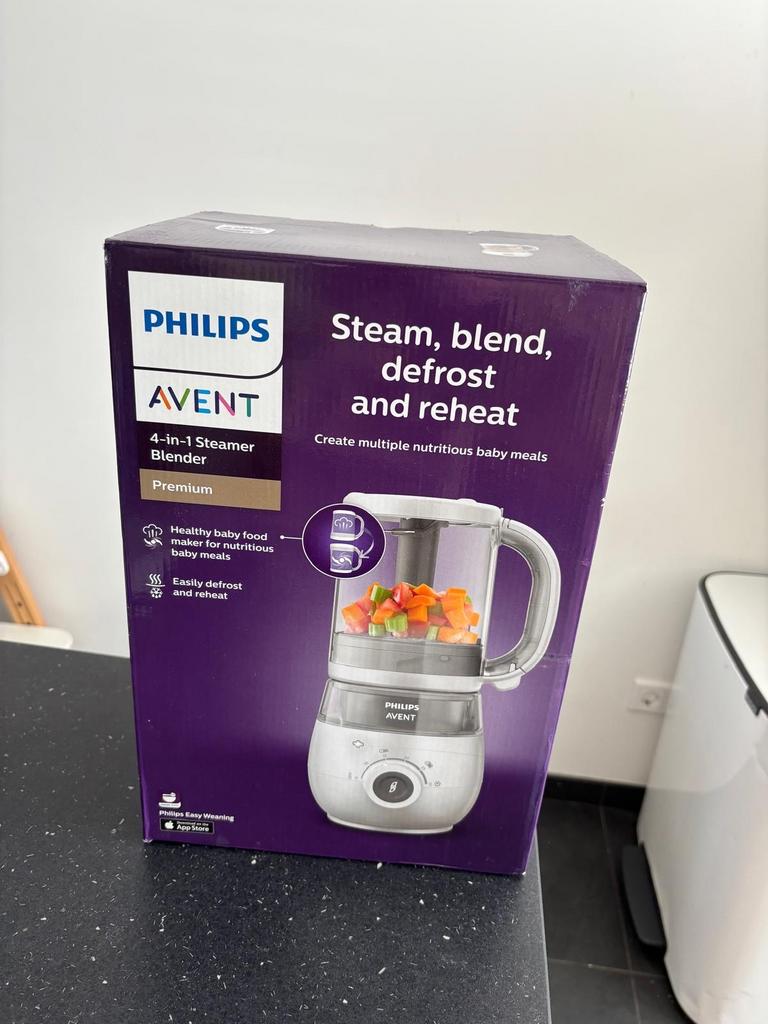 Philips Avent 4-in-1 Steamer Blender (handvat defect), Ophalen of Verzenden, Gebruikt, Blender