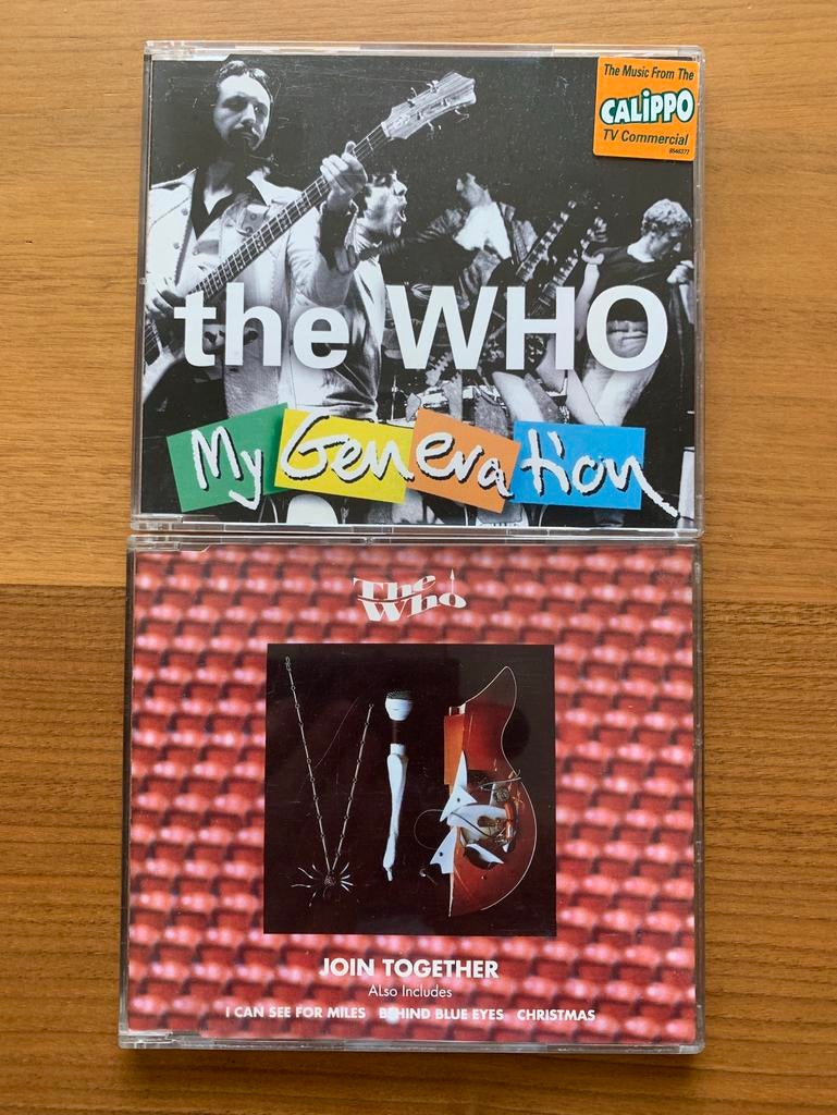 The Who - My Generation & Join Together CDS UK, Ophalen of Verzenden, Zo goed als nieuw, Poprock
