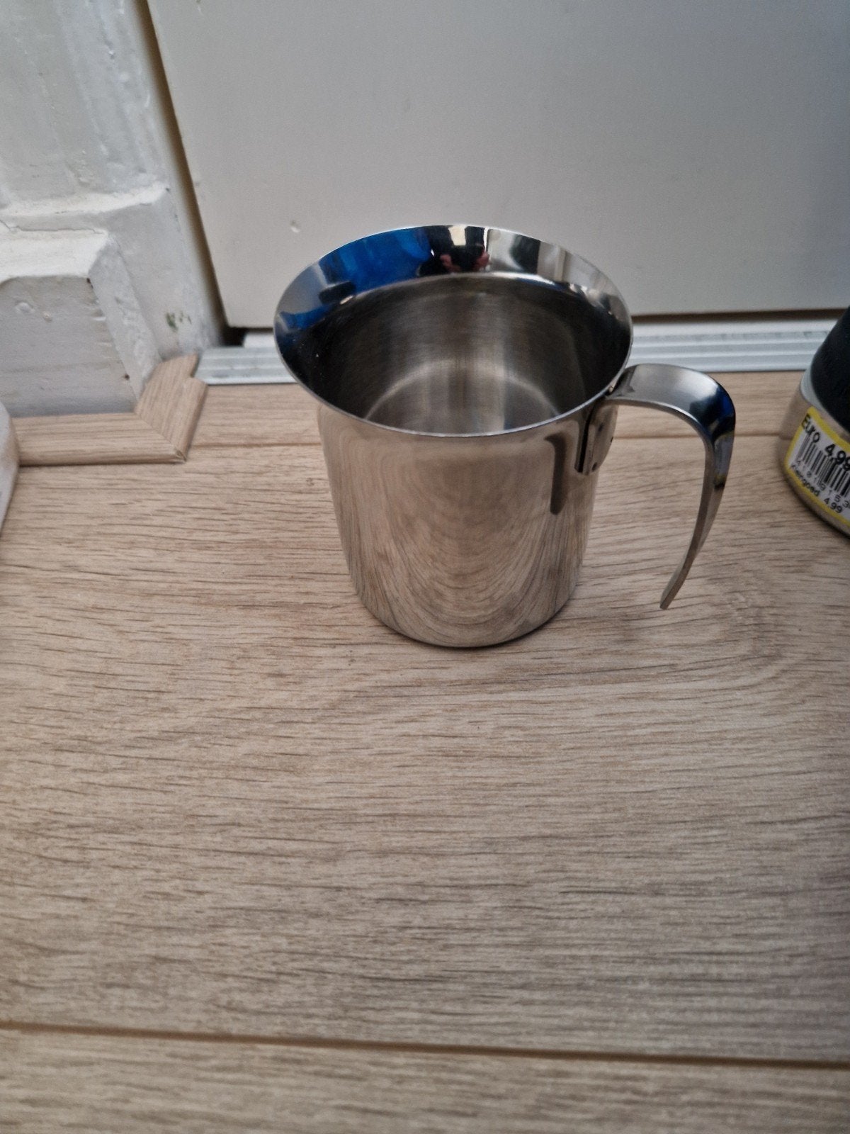Bialetti melkkannetje voor opschuimen melk RVS, Ophalen of Verzenden, Zo goed als nieuw, Rvs