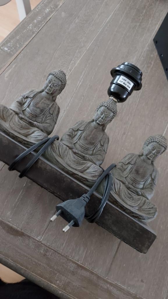 Buddha lamp, Ophalen of Verzenden, Zo goed als nieuw, Minder dan 50 cm