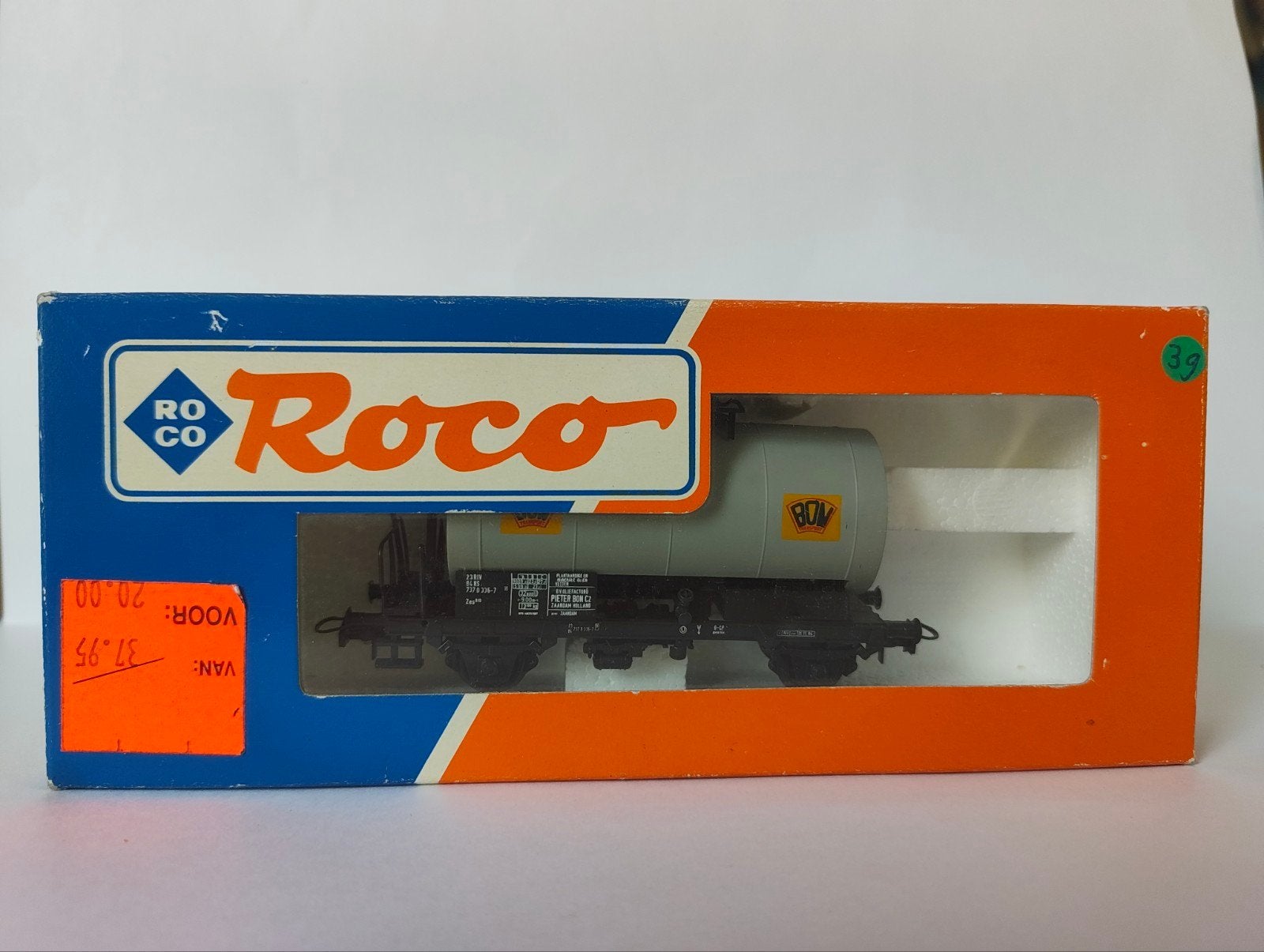 Roco h0 46174 ketelwagen "Pieter Bon" in OVP, z.g.a.n, Gelijkstroom, Wagon, Ophalen of Verzenden, Roco