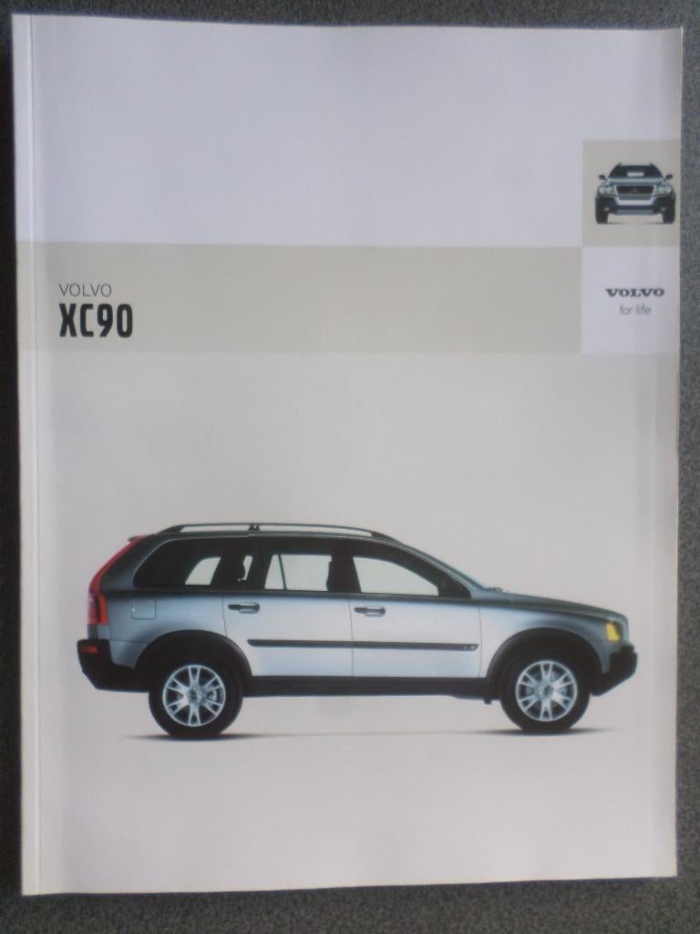 Volvo XC90 2004 Brochure, Boeken, Ophalen of Verzenden, Zo goed als nieuw, Volvo
