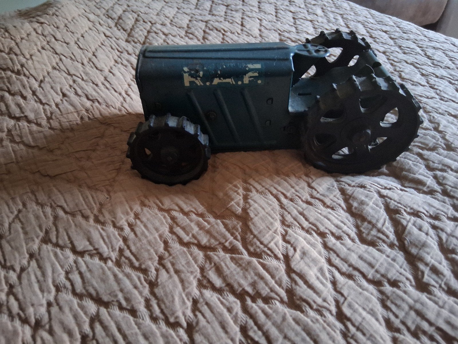 Vintage Speelgoed Tractor - RAF, Ophalen of Verzenden, Gebruikt