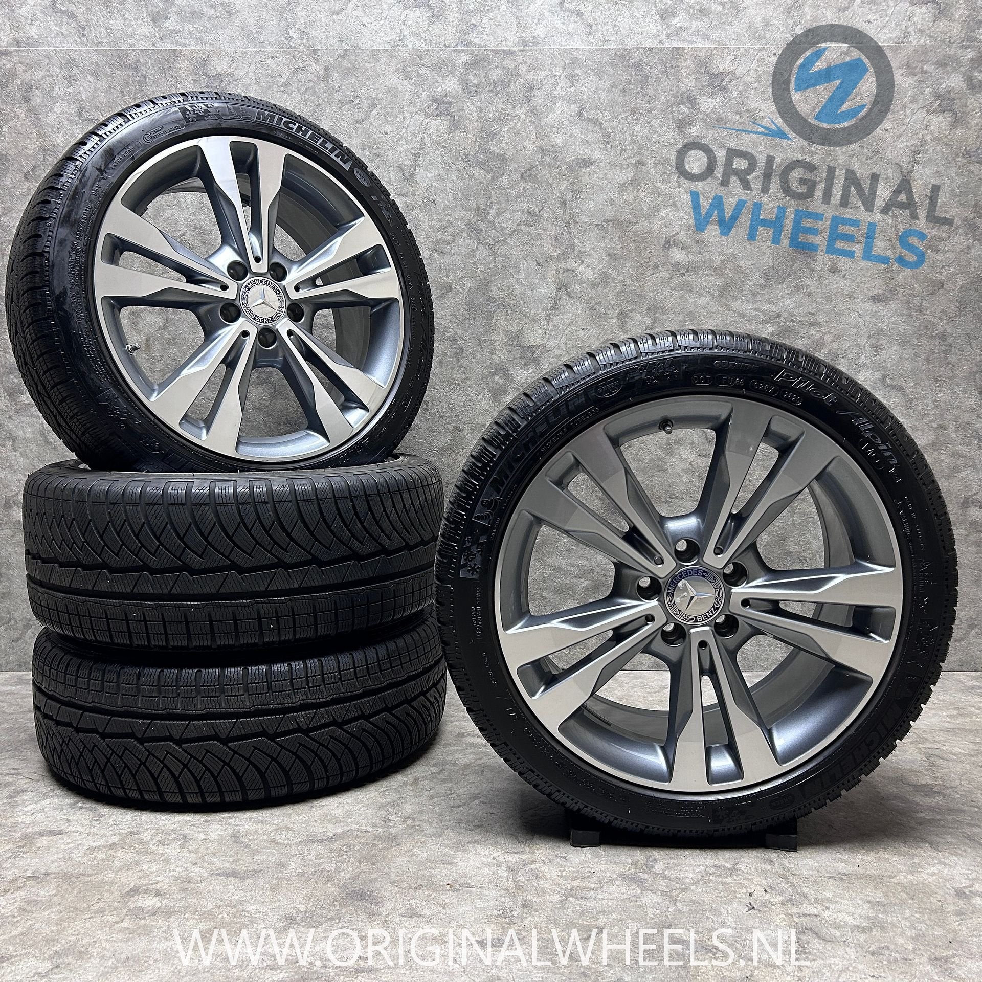 18 inch originele avantgarde velgen winterbanden MB C klasse, Auto-onderdelen, 18 inch, Gebruikt, -, -