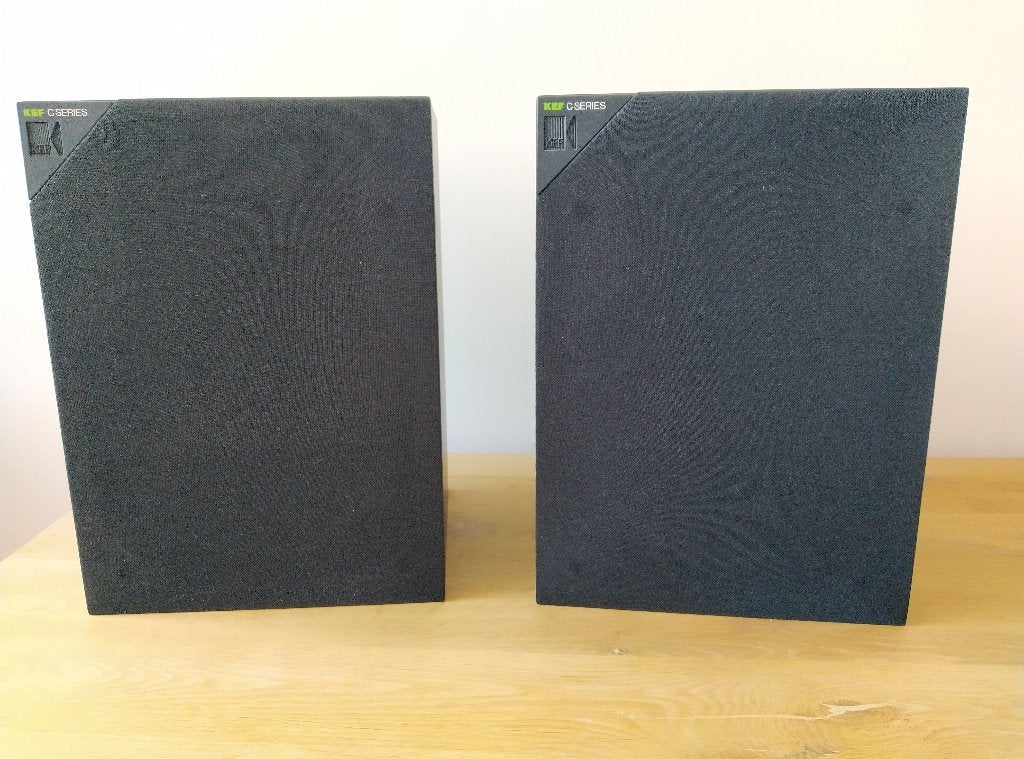 KEF C20, 100W speakers zwart, Ophalen, Zo goed als nieuw, 60 tot 120 watt, Overige merken