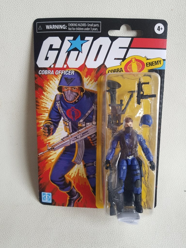 GI JOE Cobra Officer G.I. Joe Retro Walmart Exclusive Hasbro, Verzamelen, Poppetjes en Figuurtjes, Ophalen of Verzenden, Nieuw