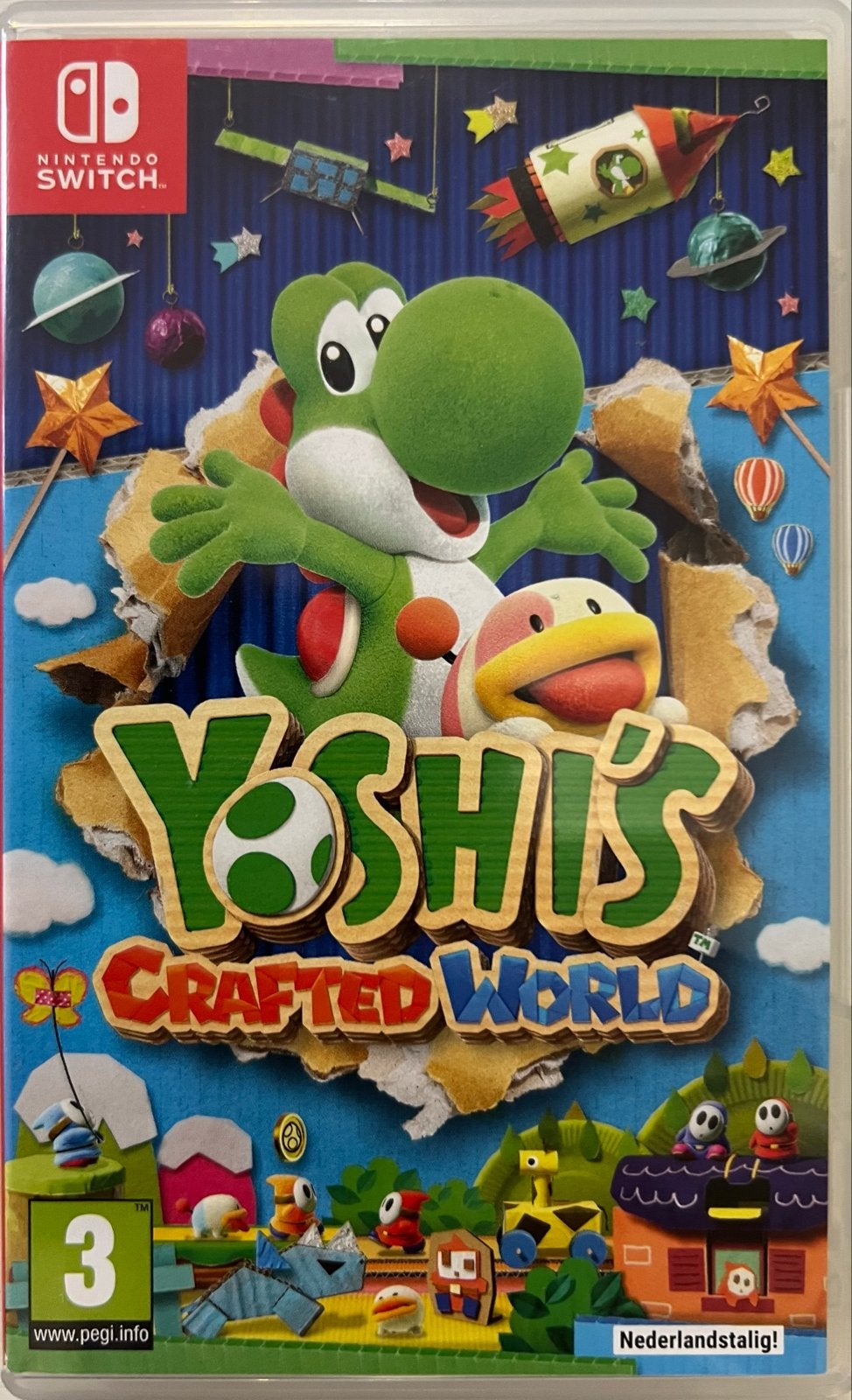 Yoshi's Crafted World - Nintendo Switch, 2 spelers, Eén computer, Ophalen of Verzenden, Zo goed als nieuw