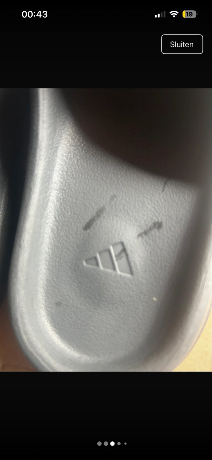 Adidas Yeezy Slide 'Onyx' - Maat 44, Kleding | Heren, Schoenen, Slippers, Zwart, Nieuw, Ophalen of Verzenden