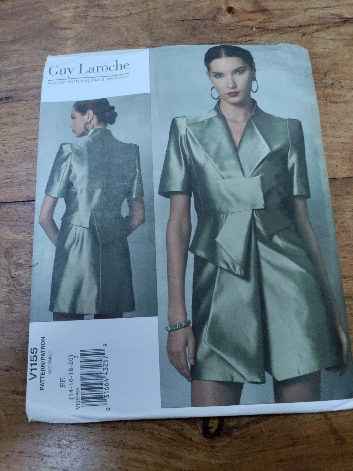 Vogue V1155 Guy Laroche patroon - Jurk/Tuniek, Overige merken, Verzenden, Vrouw, Overige typen