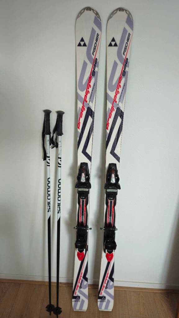 Fisher Carve ski's 1,75m lang, Ophalen, 160 tot 180 cm, Fischer, Zo goed als nieuw