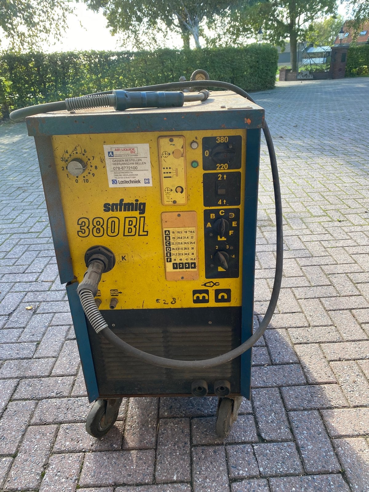 Mig lasmanchine, Ophalen of Verzenden, Zo goed als nieuw, 250 ampère of meer, Co2